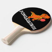 Moderne gepersonaliseerde tafeltennis grappige din tafeltennisbatje (Voorkant Gekanteld)