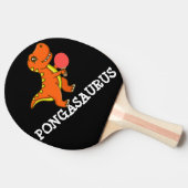 Moderne gepersonaliseerde tafeltennis grappige din tafeltennisbatje (Zijkant)