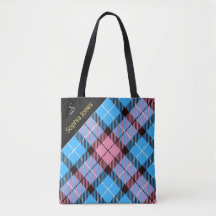 Moderne, gepersonaliseerde Tartan Teacher Dank je 