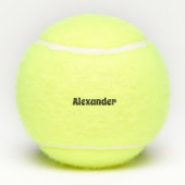 Moderne gepersonaliseerde tenniskoning tennisballen (Achterkant)