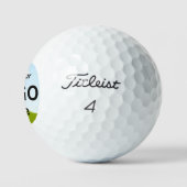 Moderne gepersonaliseerde uw logo of afbeelding go golfballen (Logo)
