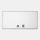 Moderne Gepersonaliseerde Uw Naam Hier Bureaumat (Voorkant)