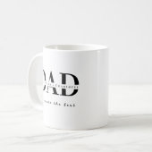 Moderne gepersonaliseerde VAADER Namen Mok (Voorkant links)