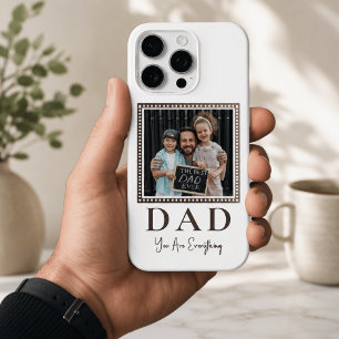 Moderne Gepersonaliseerde Vader Foto iPhone 16 Pro Hoesje