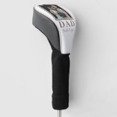 Moderne Gepersonaliseerde Vader Foto Golfheadcover (Schuin)