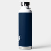 Moderne gepersonaliseerde vader grap kampioen papa waterfles (Links)