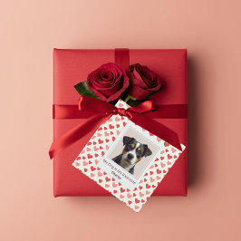 Moderne Gepersonaliseerde Valentijnsdag Favorietla Bedankjes Labels