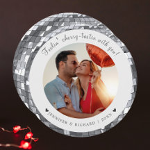 Moderne gepersonaliseerde Valentijnsdag fotokaart