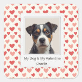Moderne Gepersonaliseerde Valentijnsdag Stickers v (Voorkant)