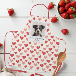 Moderne Gepersonaliseerde Valentijnsdag voor Honde Schort