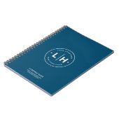 Moderne Gepersonaliseerde Zakelijke Notitieboek (Linkerzijde)