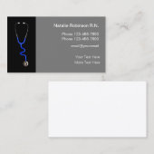 Moderne geregistreerde verpleegkundige visitekaartje (Voorkant / Achterkant)