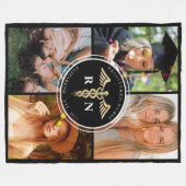 Moderne geregistreerde verpleegster RN Medische Af Fleece Deken (Voorkant (Horizontaal))