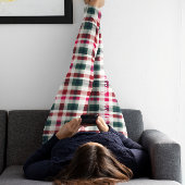 Moderne geruite kerst | Happy Merry Joyful Leggings