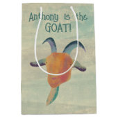 Moderne geschilderde geitenillustratie gepersonali medium cadeauzakje (Voorkant)