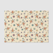 Moderne geschilderde geitenillustraties en polka d tissuepapier (Voorkant)