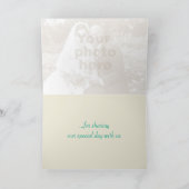 Moderne geschilderde glinsterende zee bedankkaart (Binnen)