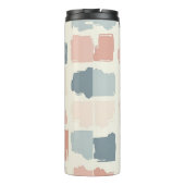 Moderne geschilderde pleinen thermosbeker (Achterkant)