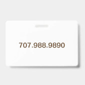 Moderne Geschreven Wedding Event Planner Hearts Cr Badge (Achterkant)