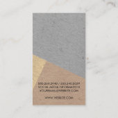 Moderne gespikkelde kleurenblokken Salon-voorzitte Visitekaartje (Achterkant)