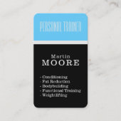 Moderne gespleten ruimte elegante afdekking visitekaartje (Voorkant)