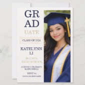 Moderne gesplitste lay-out uitnodiging (Voorkant)