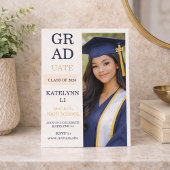 Moderne gesplitste lay-out uitnodiging