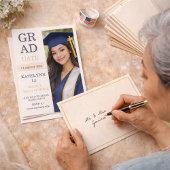 Moderne gesplitste lay-out uitnodiging