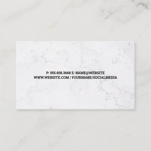 Moderne gestileerde groene Logo Visitekaartje (Achterkant)