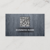 Moderne gestone achtergrondcode voor QR-kwaliteit Visitekaartje (Voorkant)