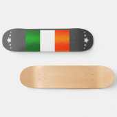 Moderne gestreepte Ierse vlag Persoonlijk Skateboard (Horizontaal)