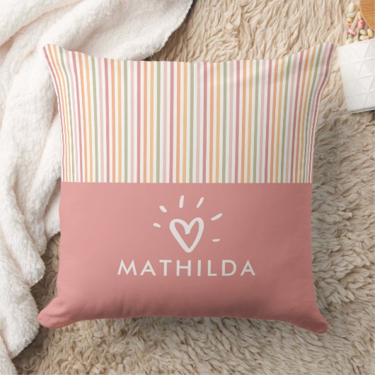 Moderne gestreepte kinder kamer kussen (Deken)