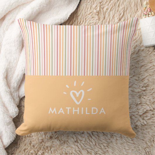 Moderne gestreepte kinder kamer kussen (Deken)