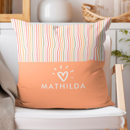 Moderne gestreepte kinder kamer kussen