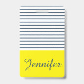 Moderne gestreepte patroon badge (Achterkant)