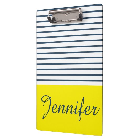 Moderne gestreepte patroon klembord (Links)