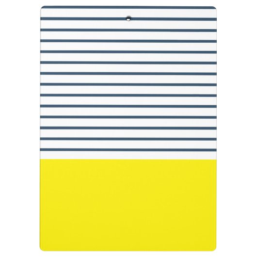 Moderne gestreepte patroon klembord (Achterkant)