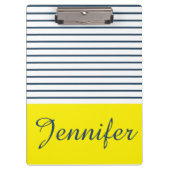 Moderne gestreepte patroon klembord (Voorkant)