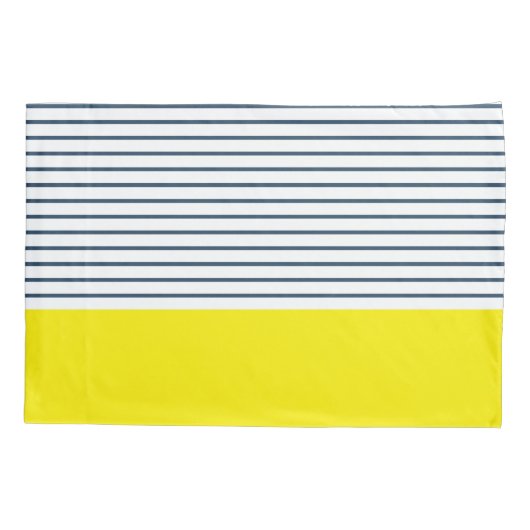 Moderne gestreepte patroon kussensloop (Achterkant)