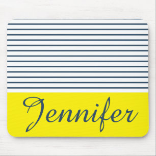 Moderne gestreepte patroon muismat