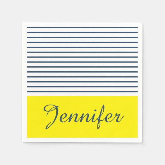 Moderne gestreepte patroon servetten (Voorkant)