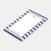 Moderne Gestreepte Post-it® Notes (Schuin)