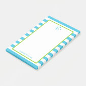 Moderne Gestreepte Post-it® Notes (Schuin)