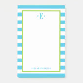 Moderne Gestreepte Post-it® Notes (Voorkant)