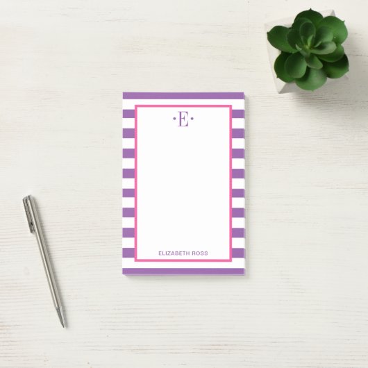 Moderne Gestreepte Post-it® Notes (Kantoor)