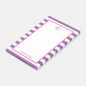 Moderne Gestreepte Post-it® Notes (Schuin)