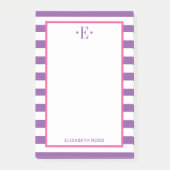 Moderne Gestreepte Post-it® Notes (Voorkant)