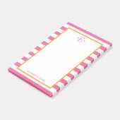 Moderne Gestreepte Post-it® Notes (Schuin)