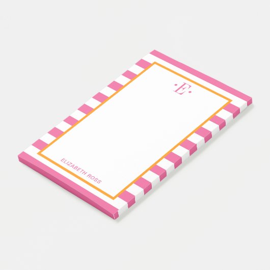 Moderne Gestreepte Post-it® Notes (Schuin)