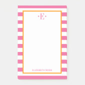 Moderne Gestreepte Post-it® Notes (Voorkant)